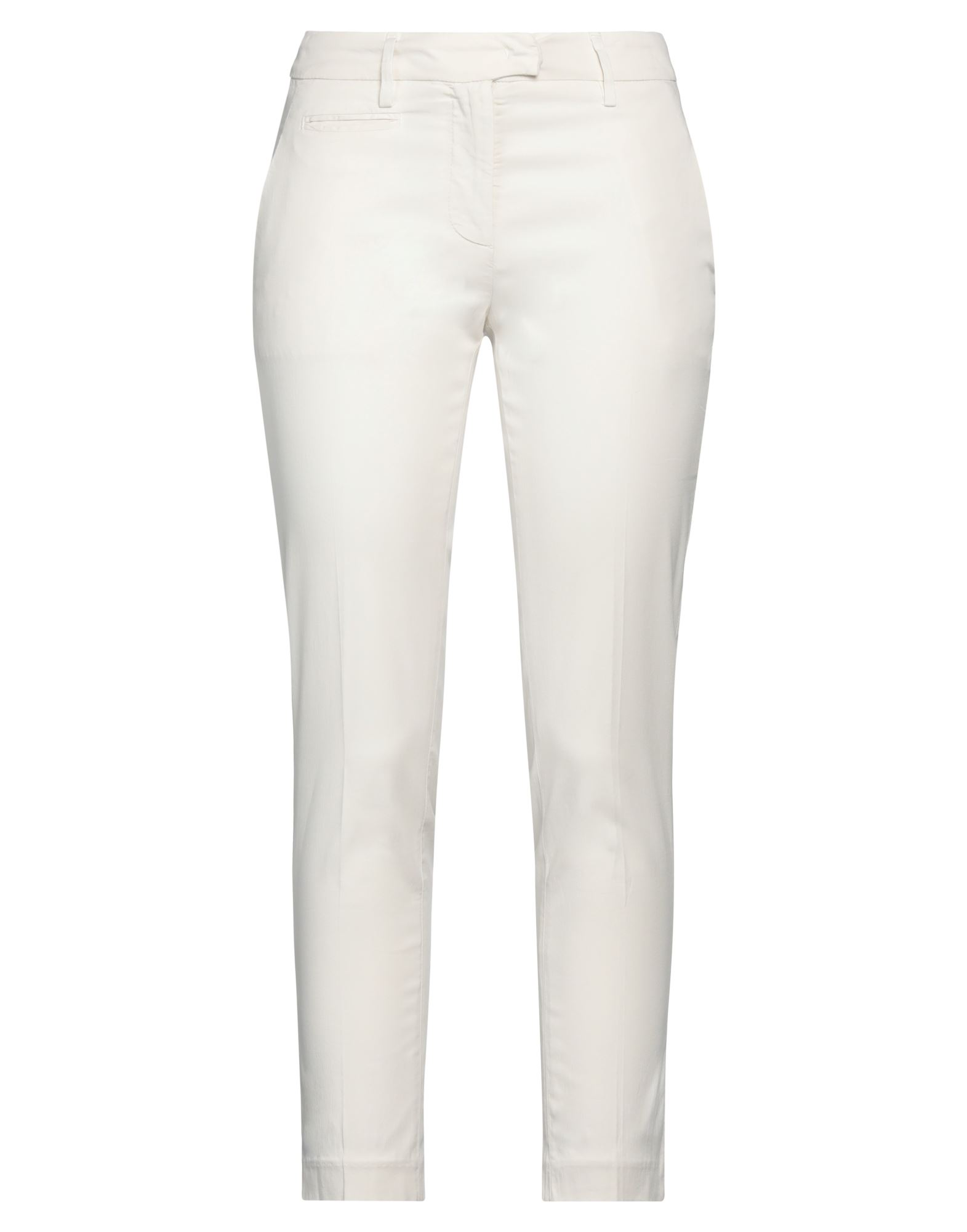 Shop Dondup Woman Pants Ivory Size 28 Lyocell, Cotton, Elastane In White