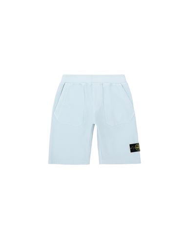 STONE ISLAND JUNIOR Fleece Bermuda Shorts Man 61442 f