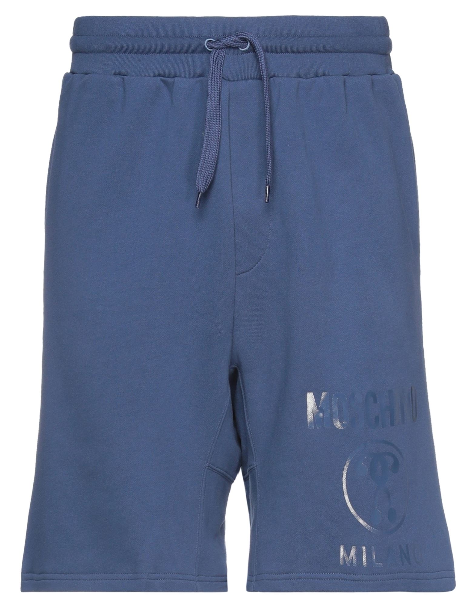 Moschino Man Shorts & Bermuda Shorts Blue Size 36 Cotton