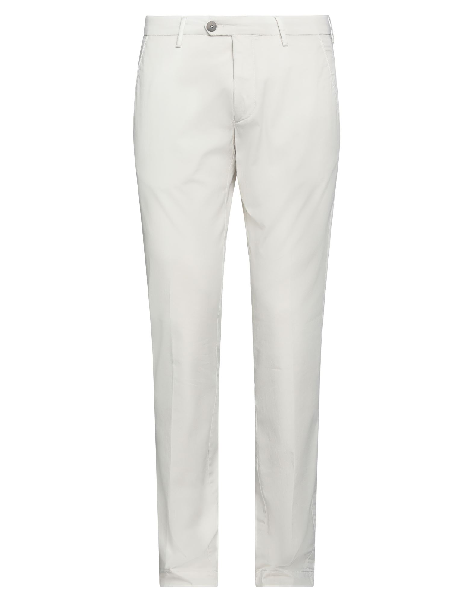 Shop Michael Coal Man Pants Ivory Size 38 Cotton, Elastane In White