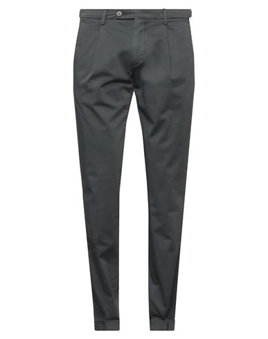 Michael Coal Man Pants Lead Size 33 Cotton, Linen, Elastane In Grey