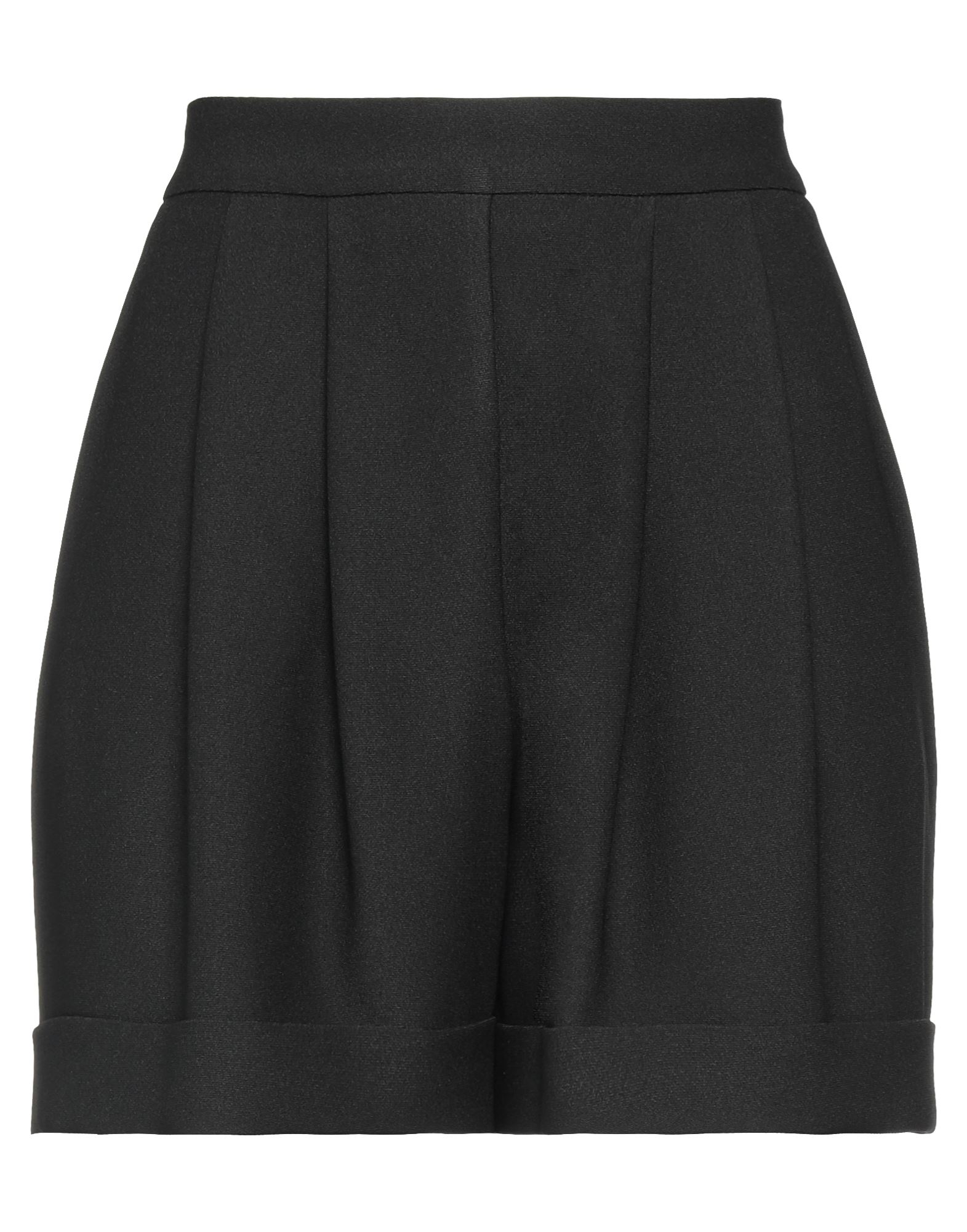 Hebe Studio Woman Shorts & Bermuda Shorts Black Size 10 Polyester