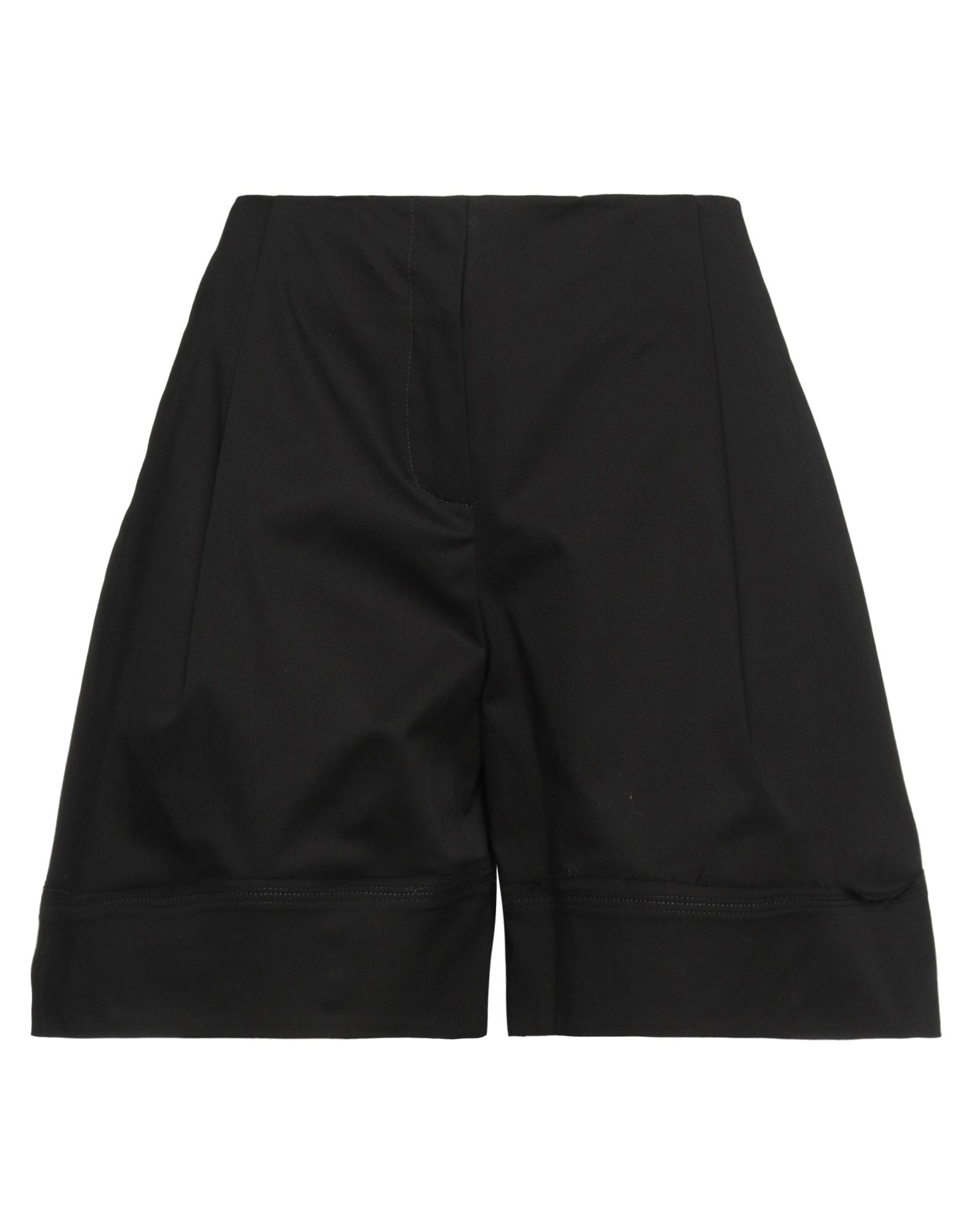 Ballantyne Woman Shorts & Bermuda Shorts Black Size 2 Cotton, Elastane