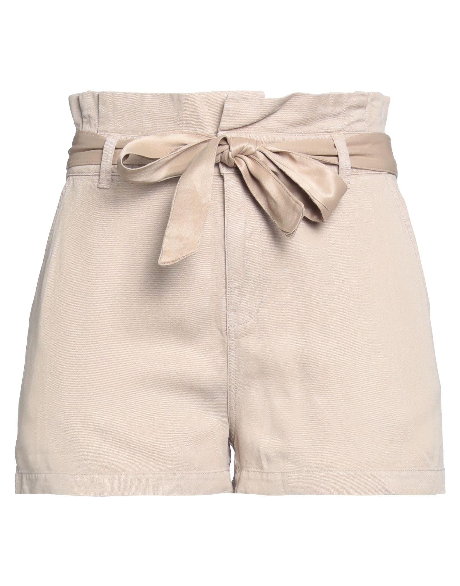 Guess Woman Shorts & Bermuda Shorts Beige Size Xl Lyocell, Viscose