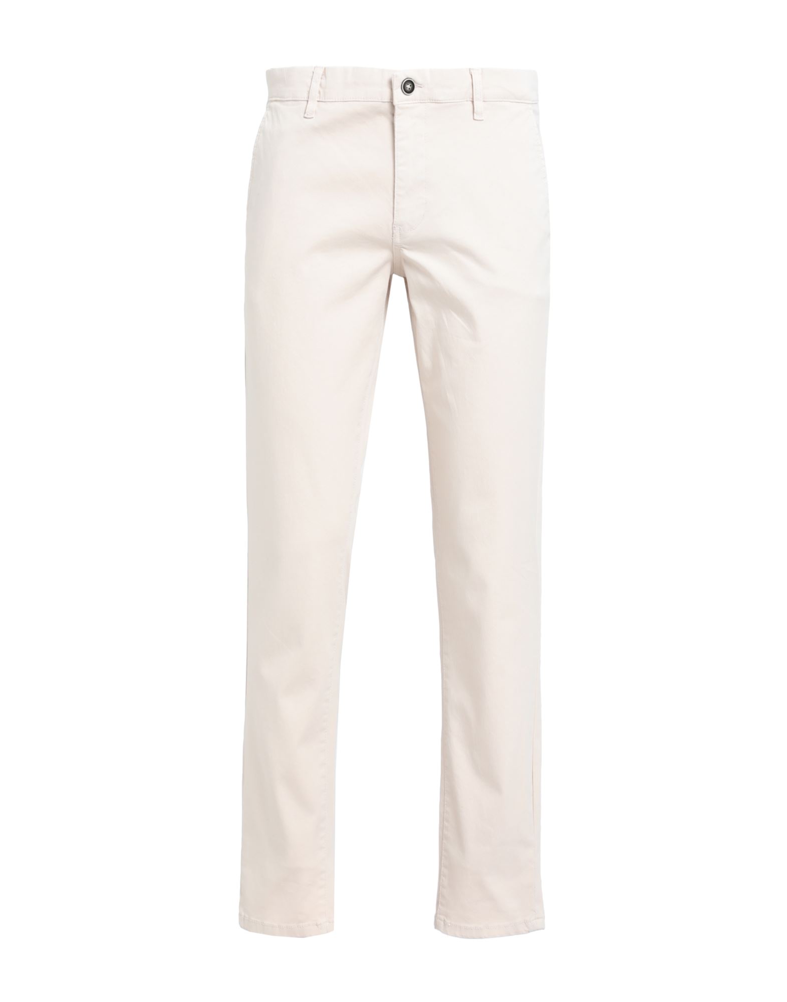 Jack & Jones Man Pants Cream Size 28w-32l Cotton, Elastane In White