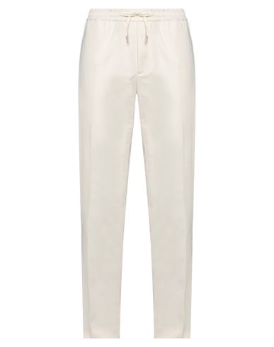 Sandro Man Pants Cream Size 30 Cotton, Lyocell, Elastane In White