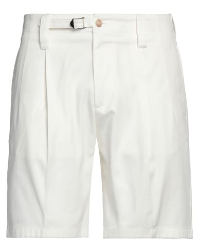 Dolce & Gabbana Man Shorts & Bermuda Shorts Cream Size 38 Cotton, Elastane In White