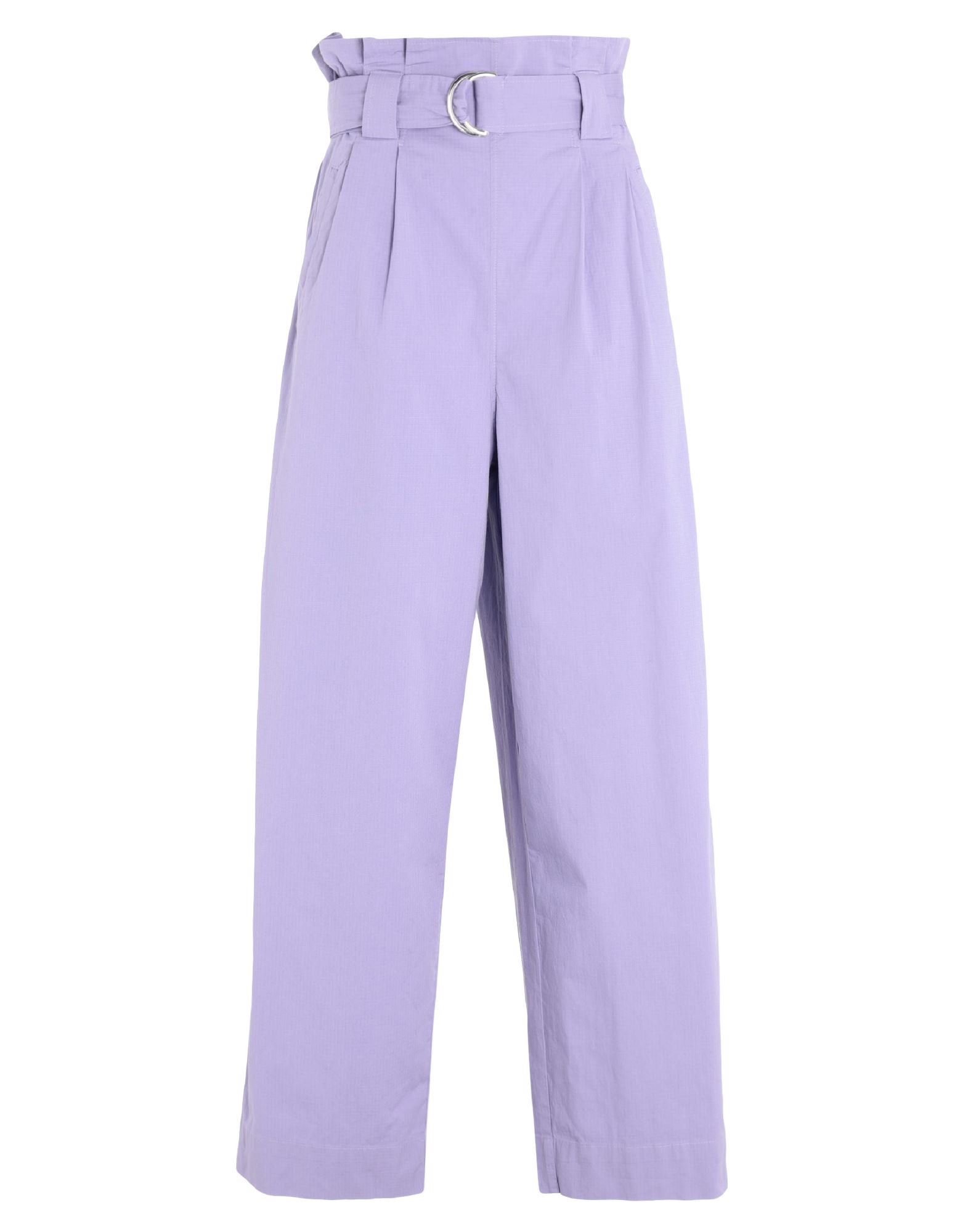 Ganni Pants In Light Purple