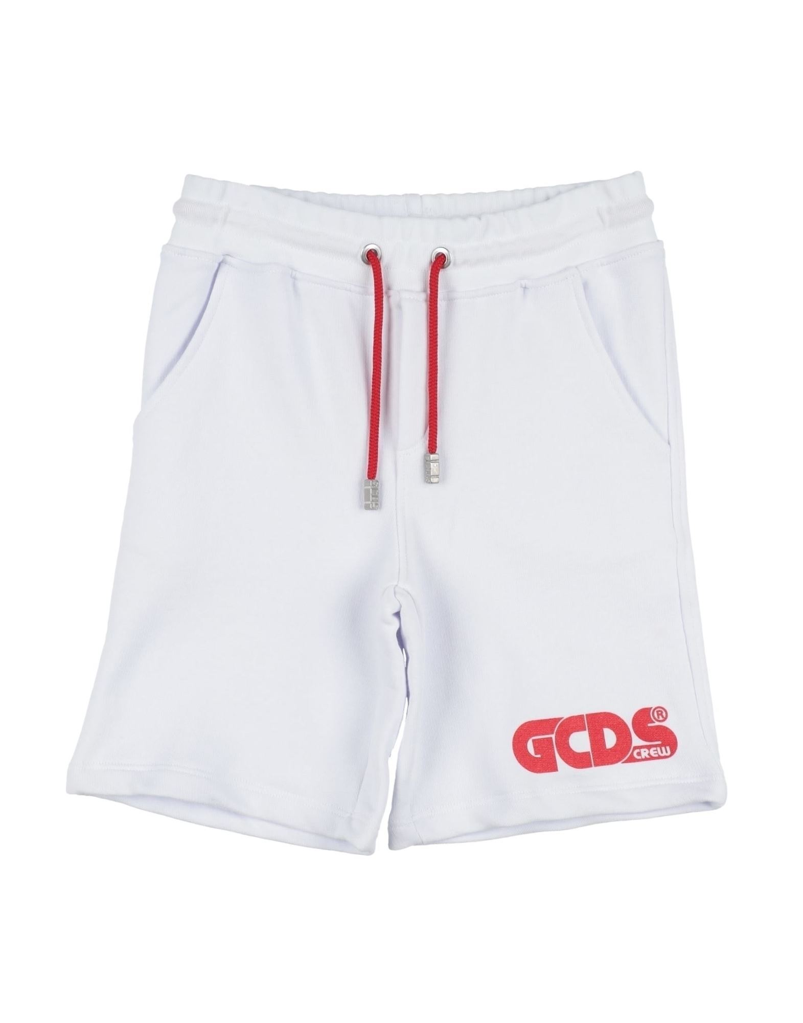 Gcds Mini Toddler Shorts & Bermuda Shorts White Size 4 Cotton