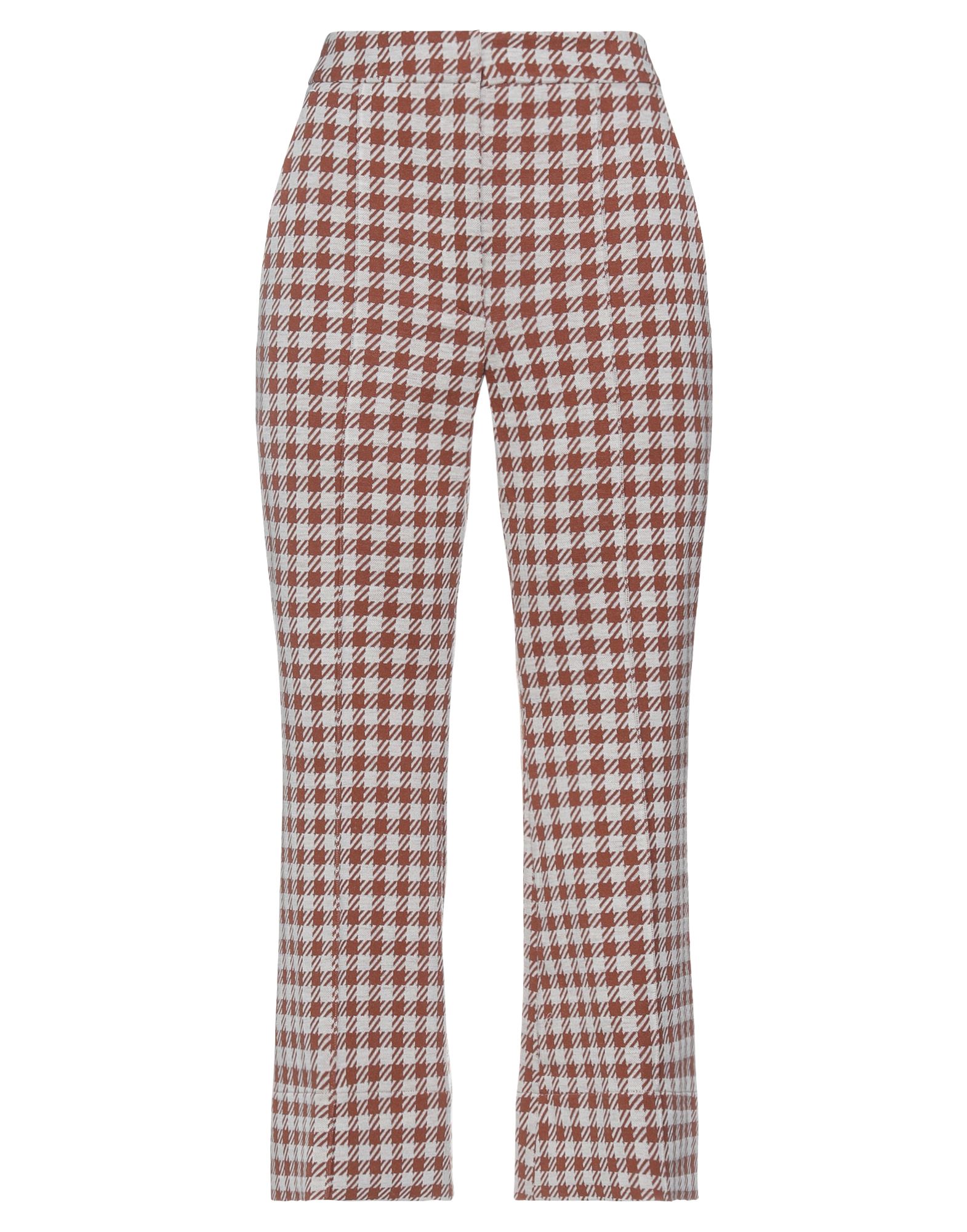 Jucca Cropped Pants In Brown