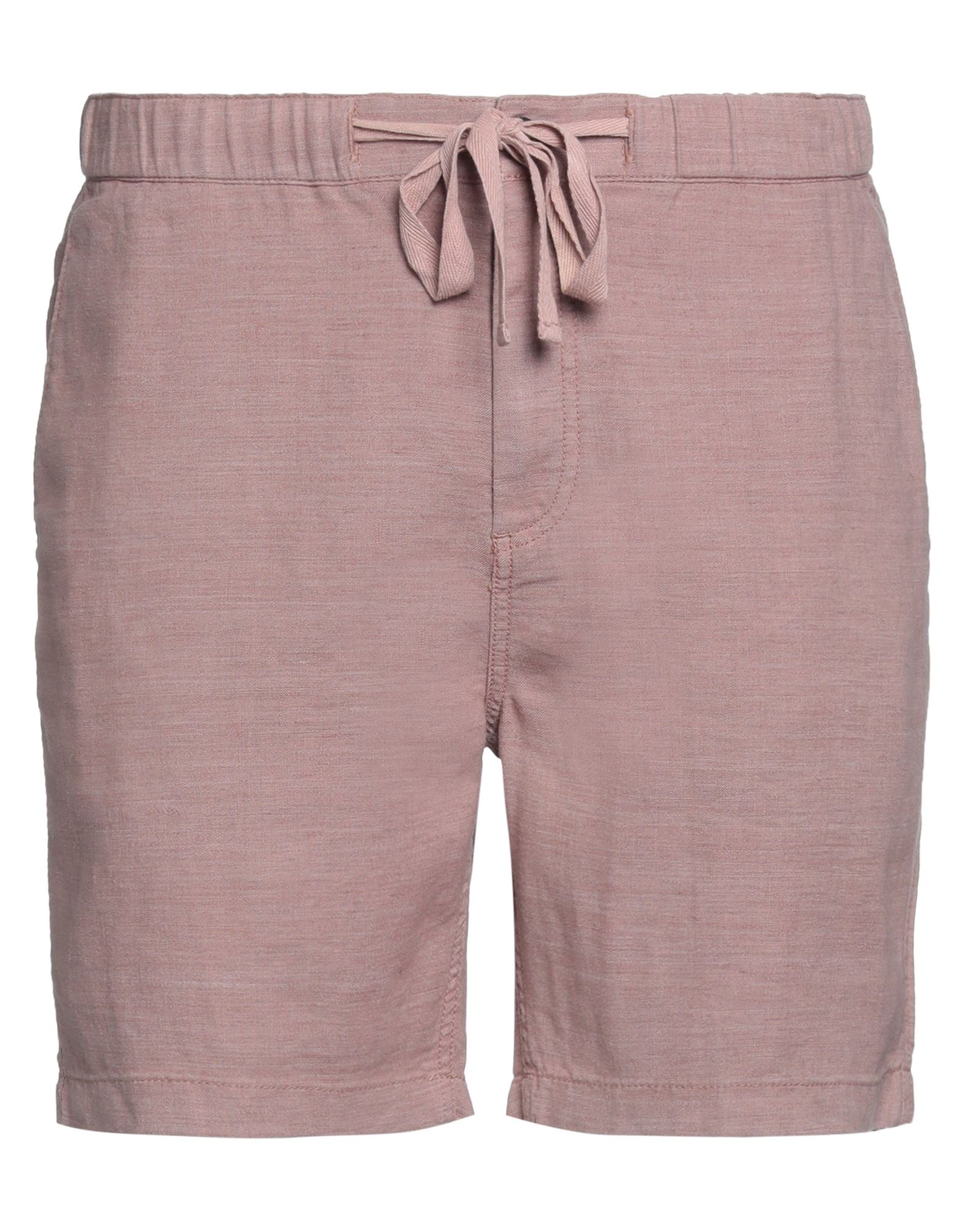John Varvatos Man Shorts & Bermuda Shorts Pastel Pink Size 36 Linen, Polyester