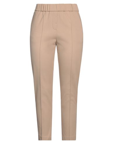 Peserico Woman Pants Sand Size 12 Polyester In Beige
