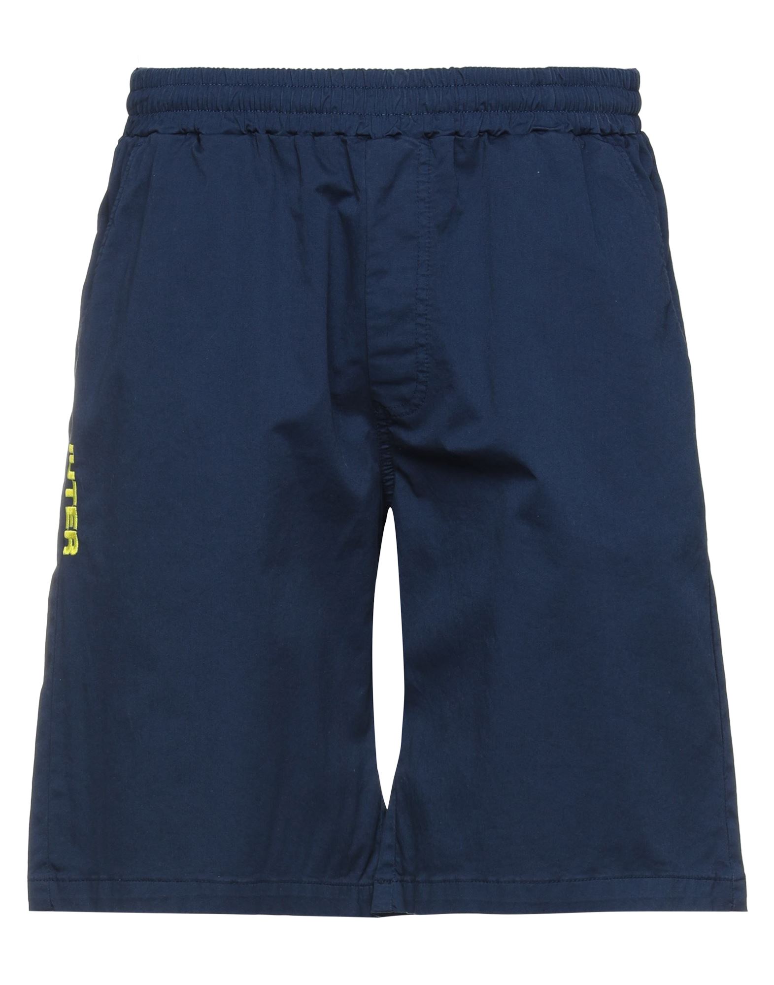 Iuter Man Shorts & Bermuda Shorts Midnight Blue Size Xs Cotton, Elastane