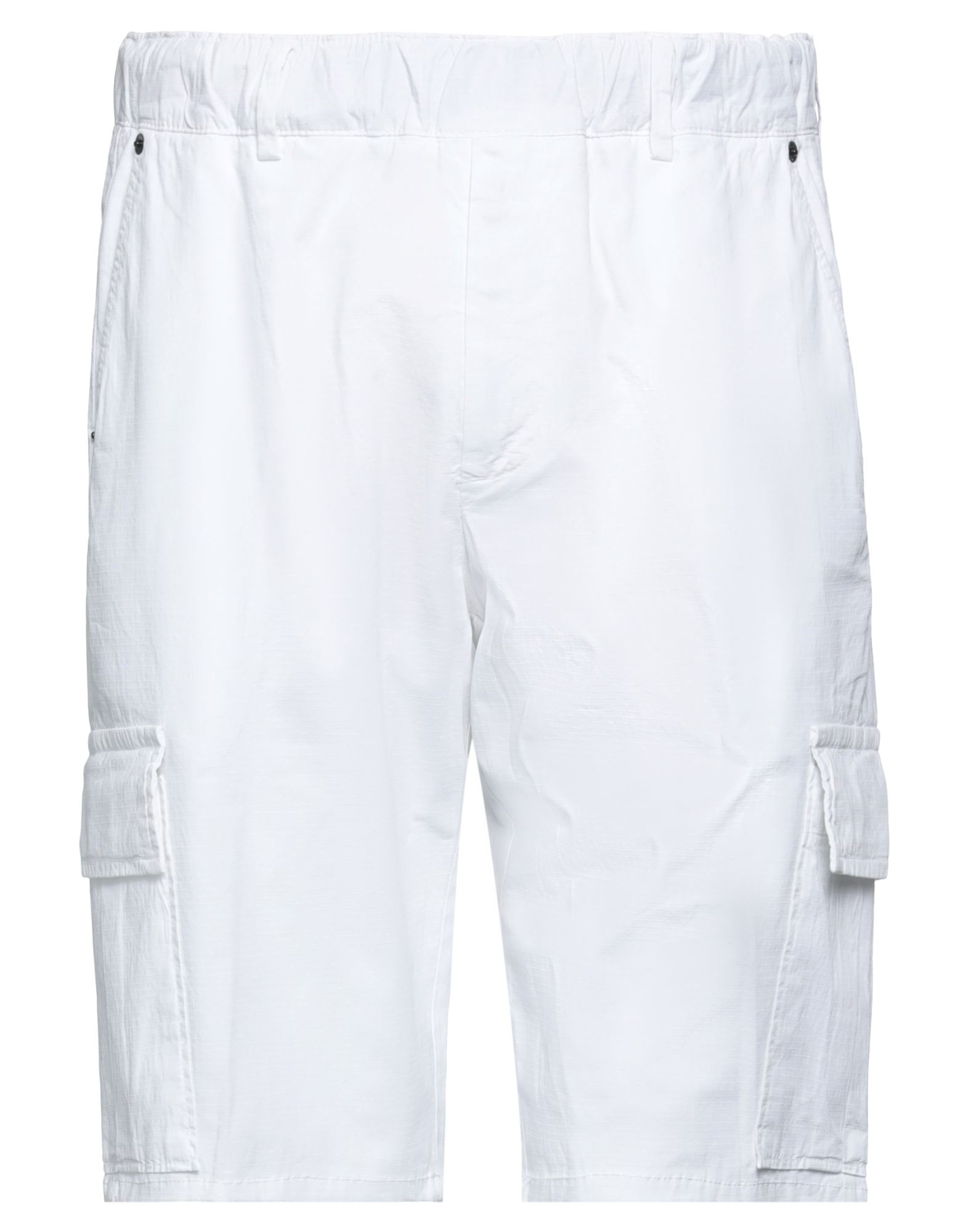Pmds Premium Mood Denim Superior Man Shorts & Bermuda Shorts White Size 30 Cotton, Elastane