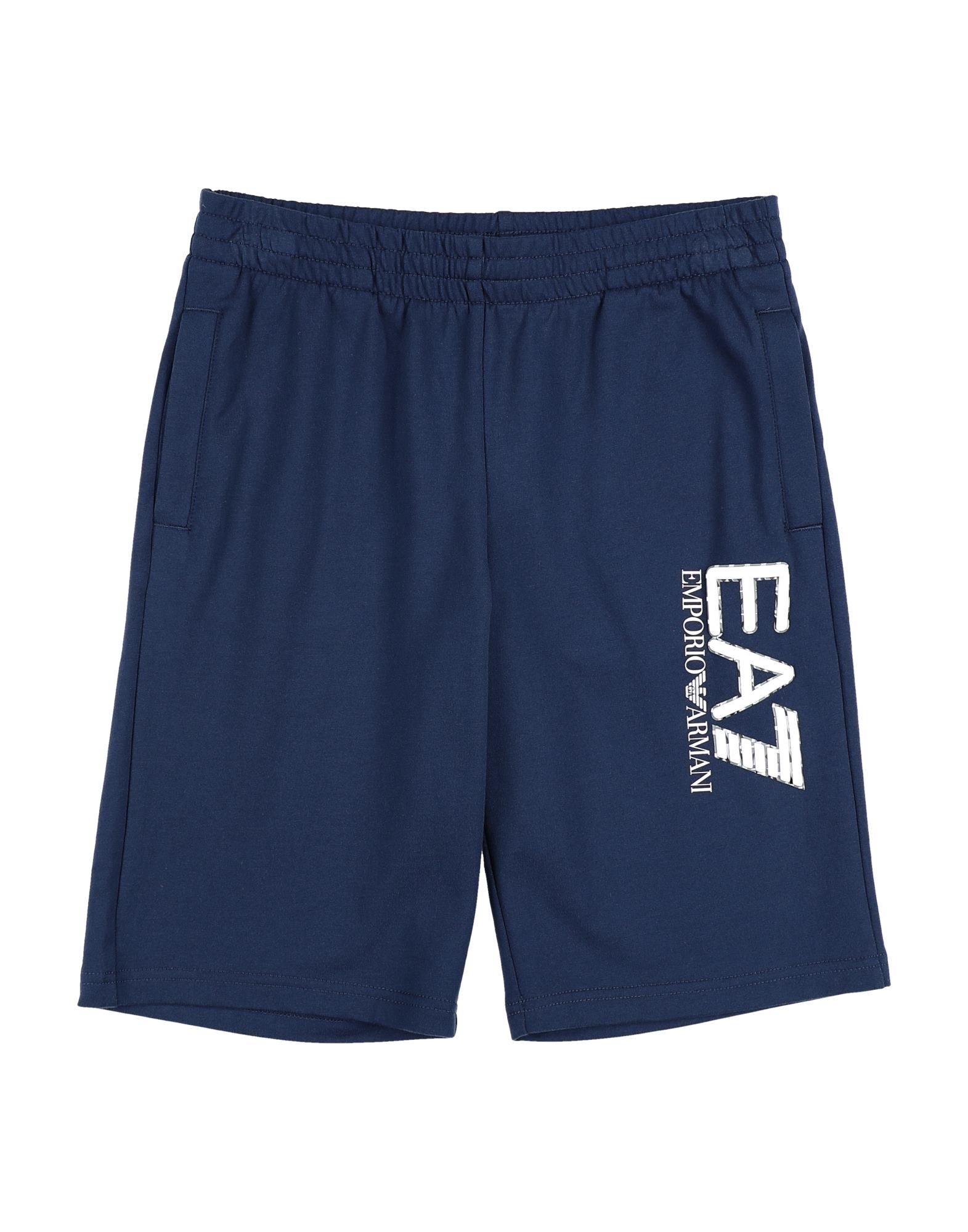 Ea7 Kids'  Toddler Boy Shorts & Bermuda Shorts Midnight Blue Size 6 Cotton
