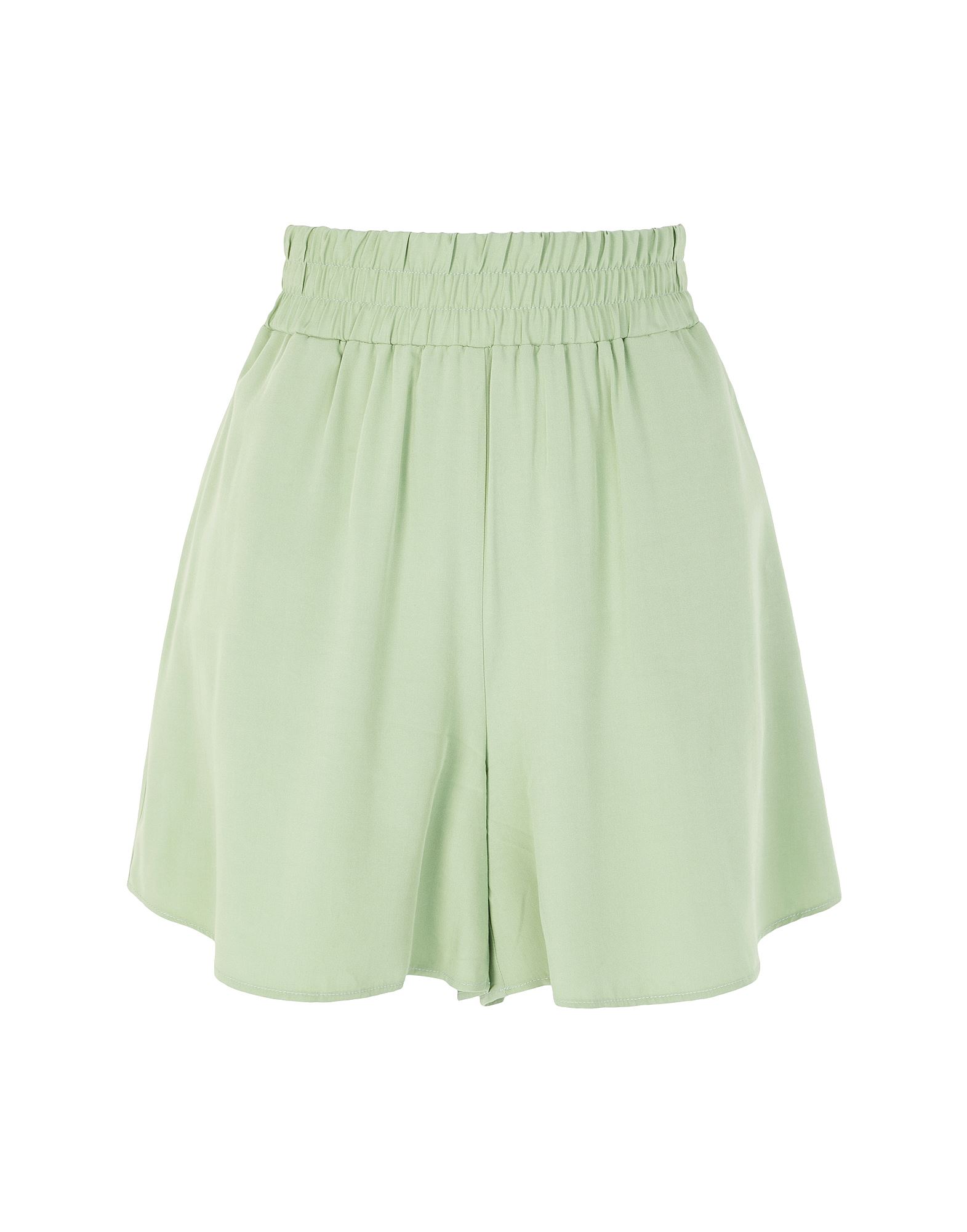 8 By Yoox Woman Shorts & Bermuda Shorts Light Green Size 2 Viscose