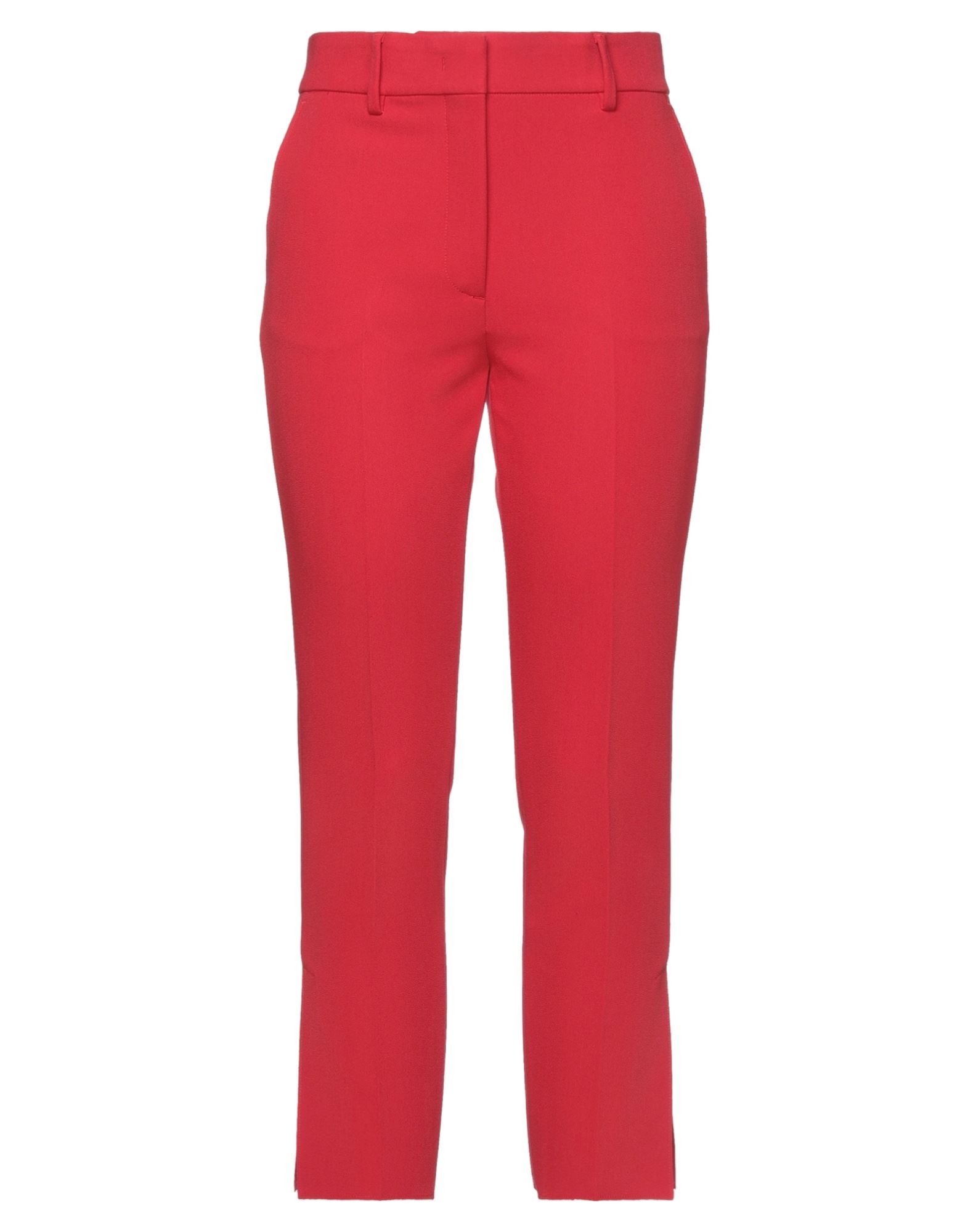 Msgm Woman Pants Red Size 4 Polyester, Viscose, Elastane