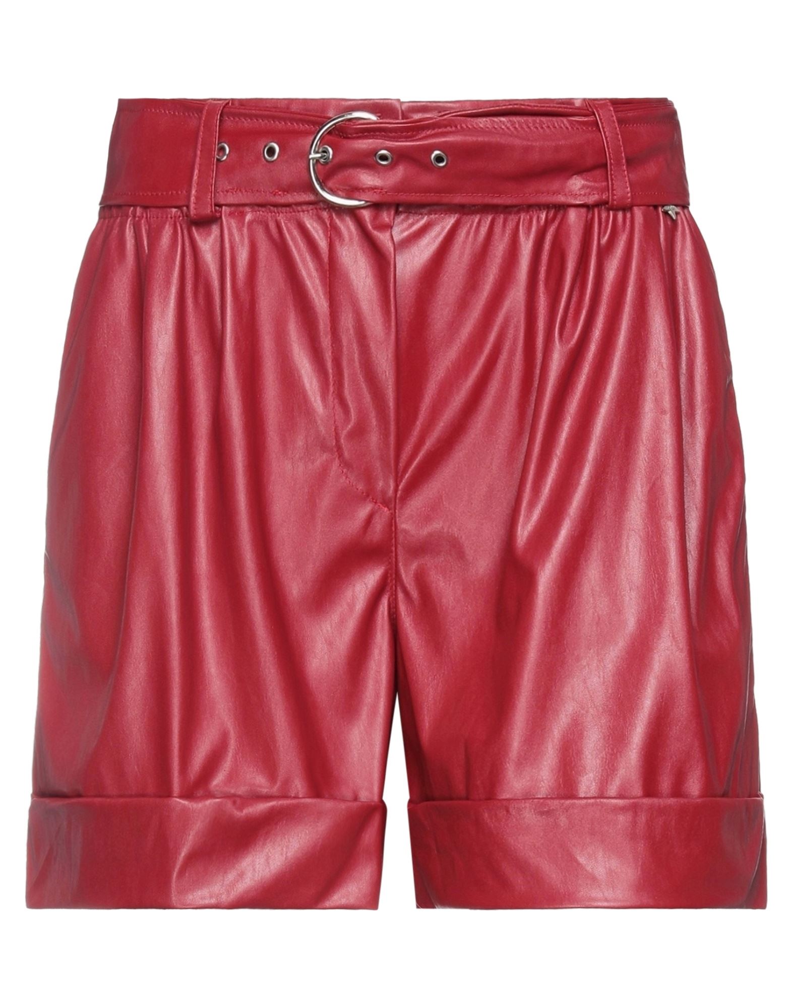 Souvenir Woman Shorts & Bermuda Shorts Red Size S Polyester