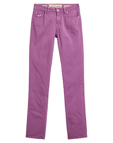 Jacob Cohёn Woman Pants Mauve Size 26 Cotton, Elastane In Purple