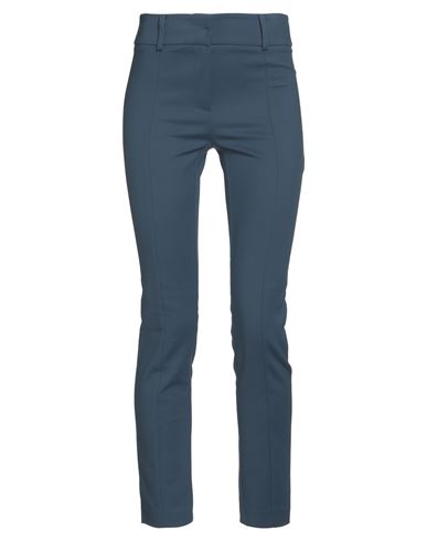Patrizia Pepe Woman Pants Deep Teal Size 8 Cotton, Polyamide, Elastane In Blue