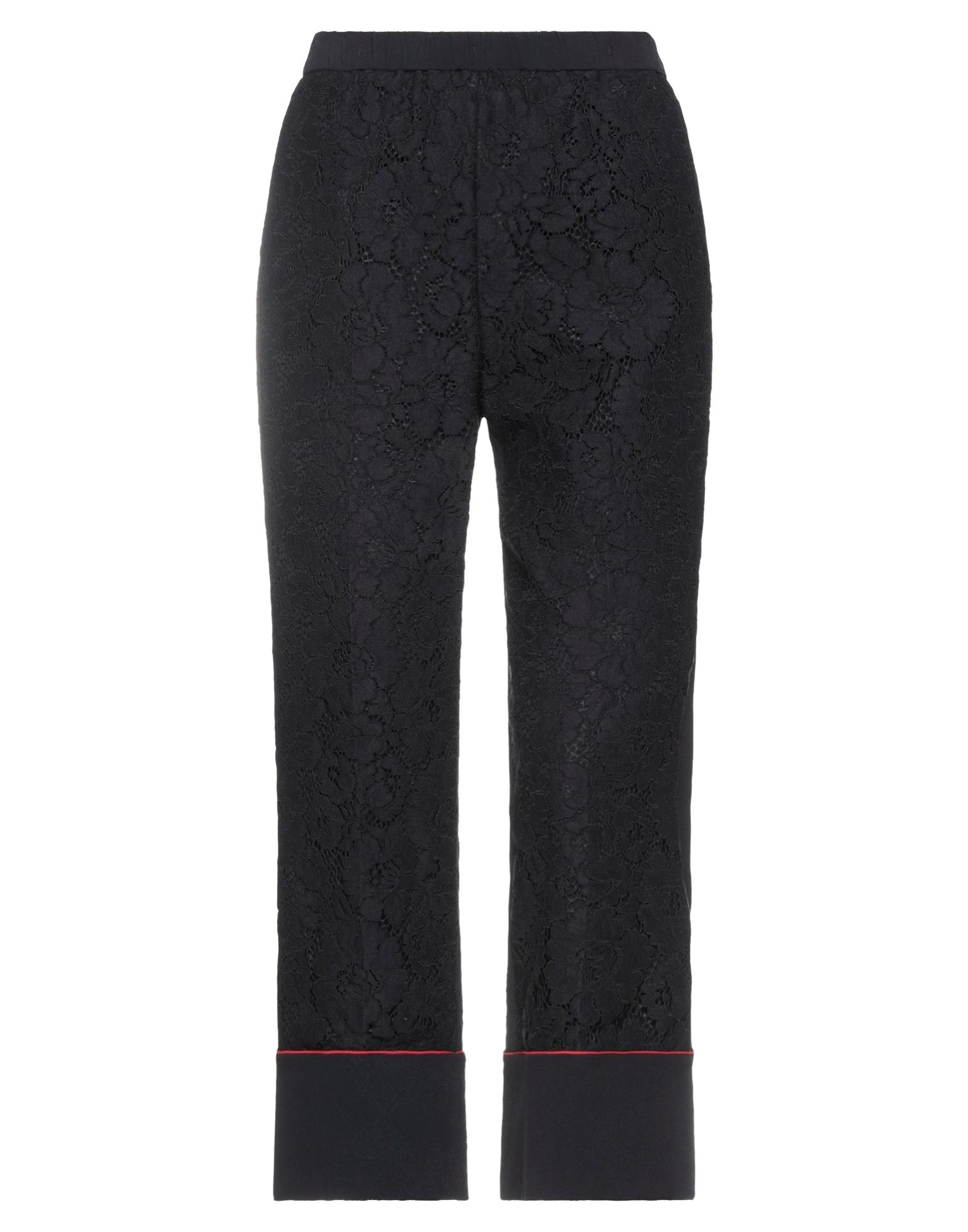 Shop Ndegree21 Woman Pants Black Size 4 Cotton, Polyamide, Viscose