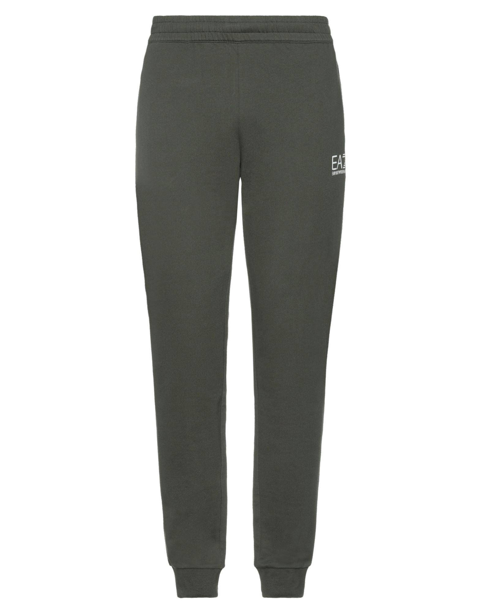 Ea7 Casual Pants In Military Green