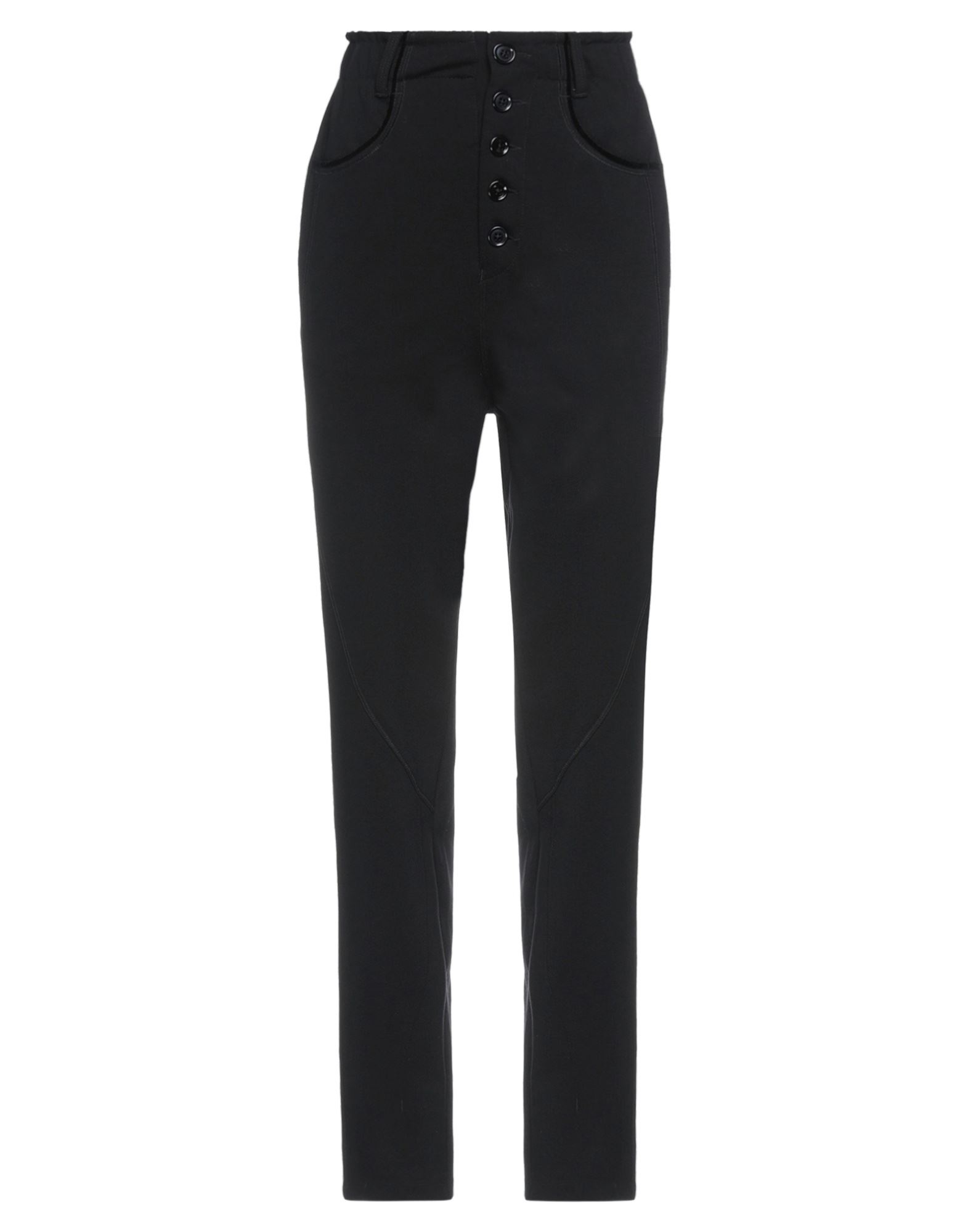High Woman Pants Black Size 2 Rayon, Nylon, Elastane