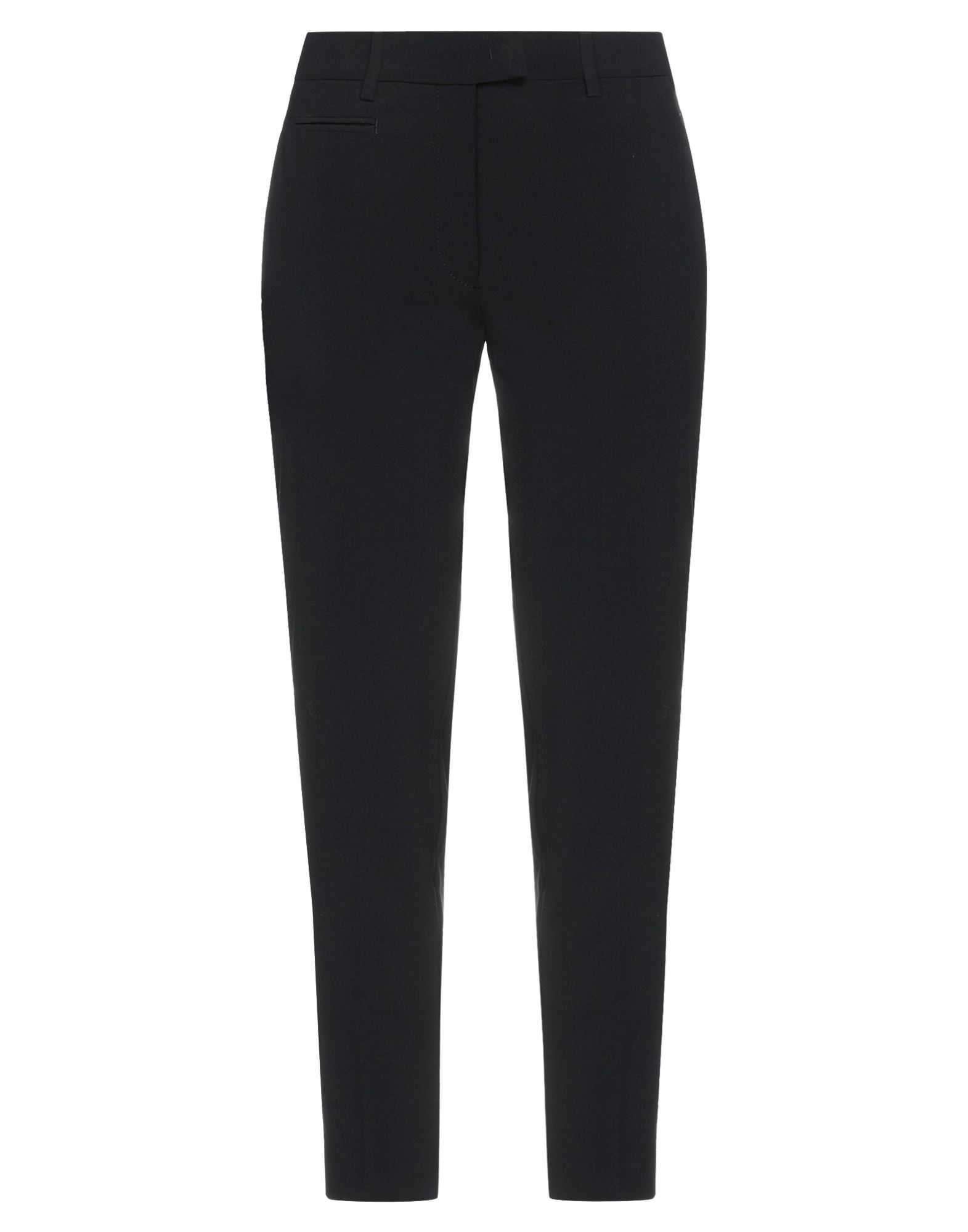 Shop Dondup Woman Pants Black Size 30 Polyester, Virgin Wool, Elastane