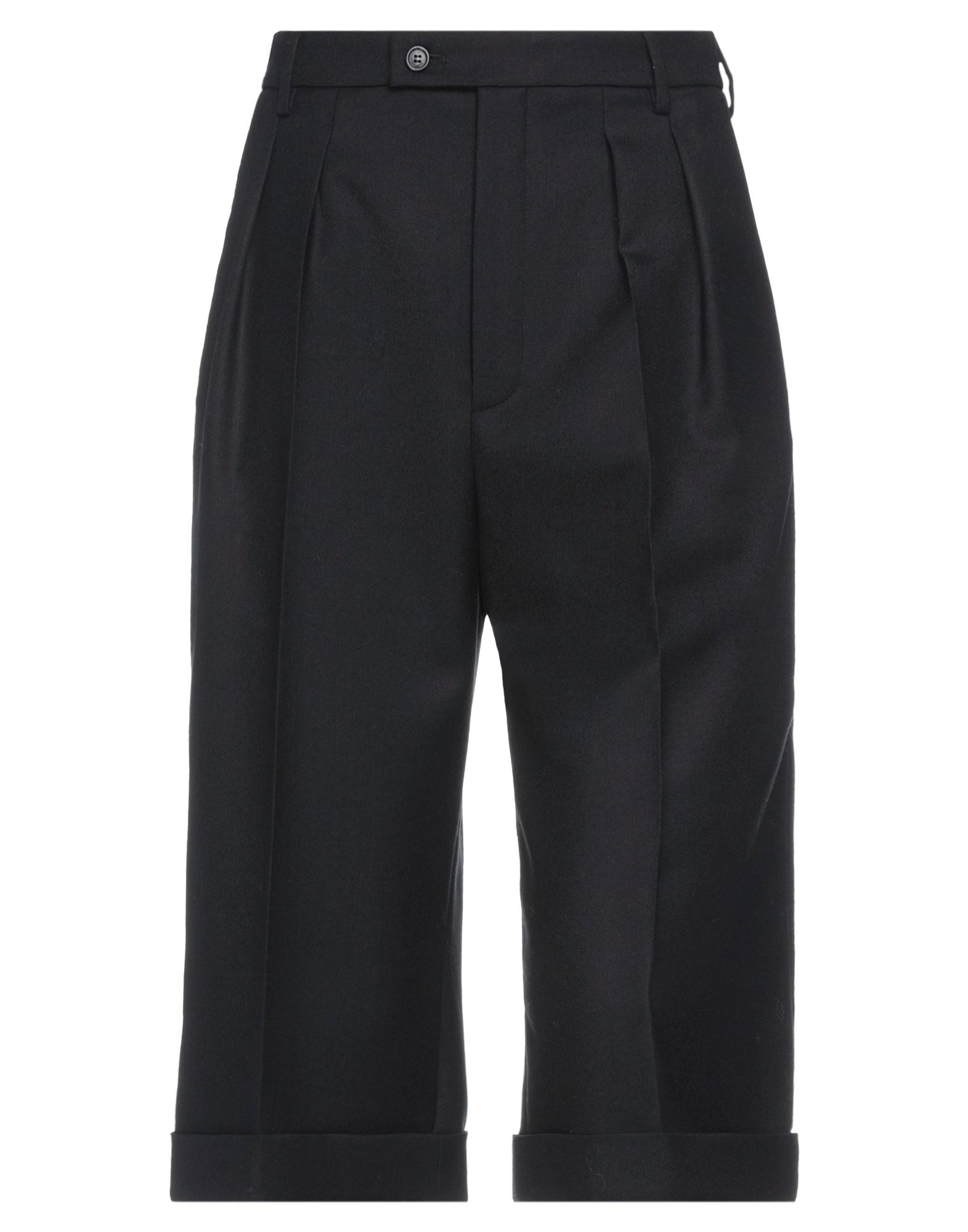 Saint Laurent Cropped Trousers In Black