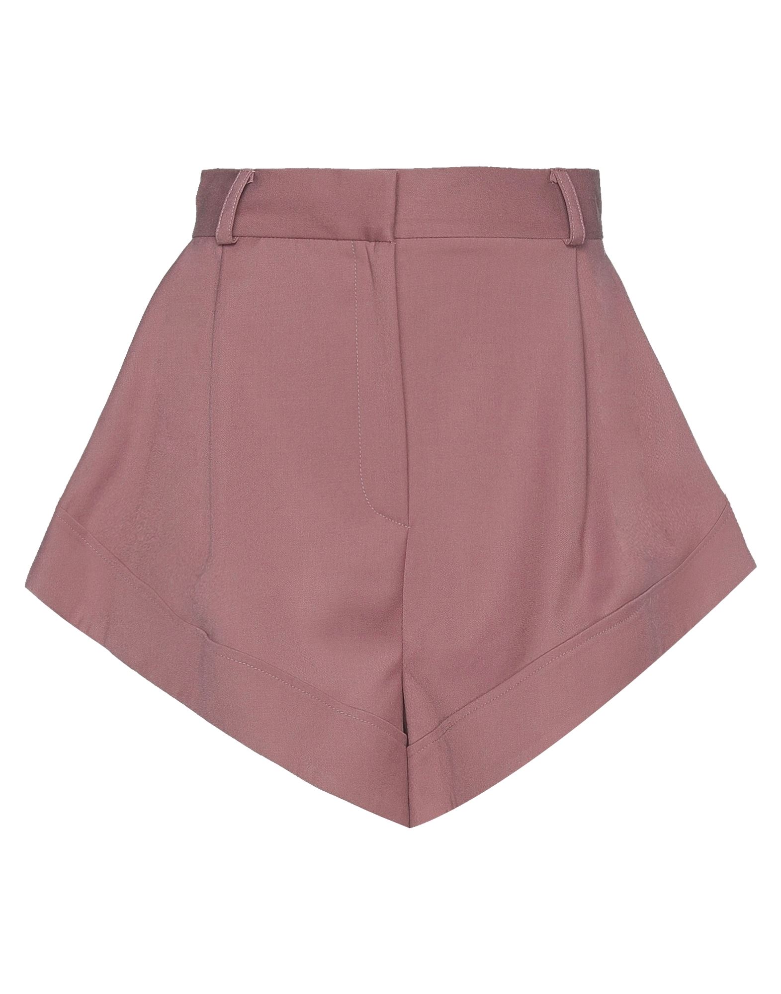 Actualee Woman Shorts & Bermuda Shorts Pastel Pink Size 8 Polyester, Rayon, Elastane