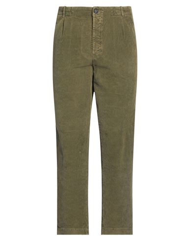 Pence Man Pants Military Green Size 36 Cotton, Elastane