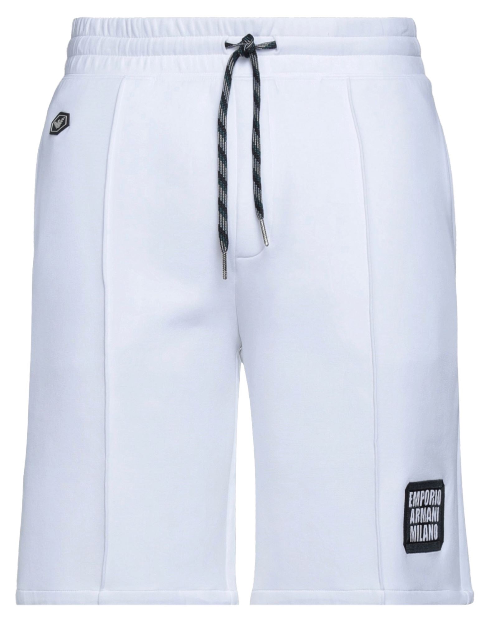 Emporio Armani Bermudas In White