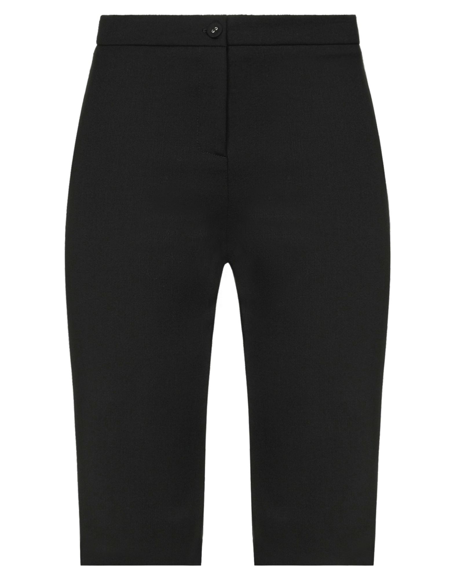 Patrizia Pepe Woman Shorts & Bermuda Shorts Black Size 4 Polyester, Virgin Wool, Elastane