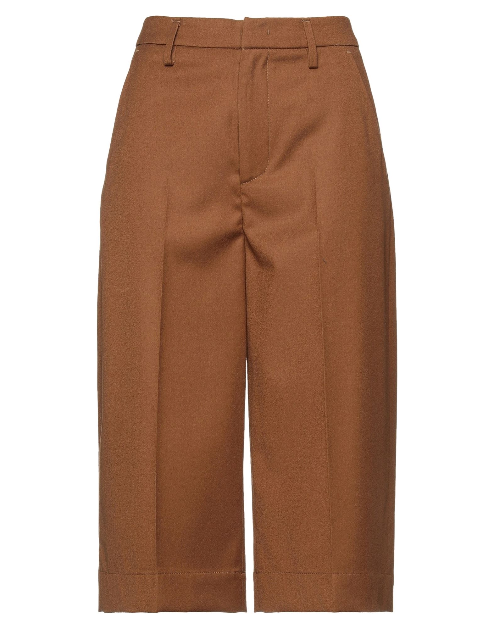 Dondup Cropped Pants In Brown
