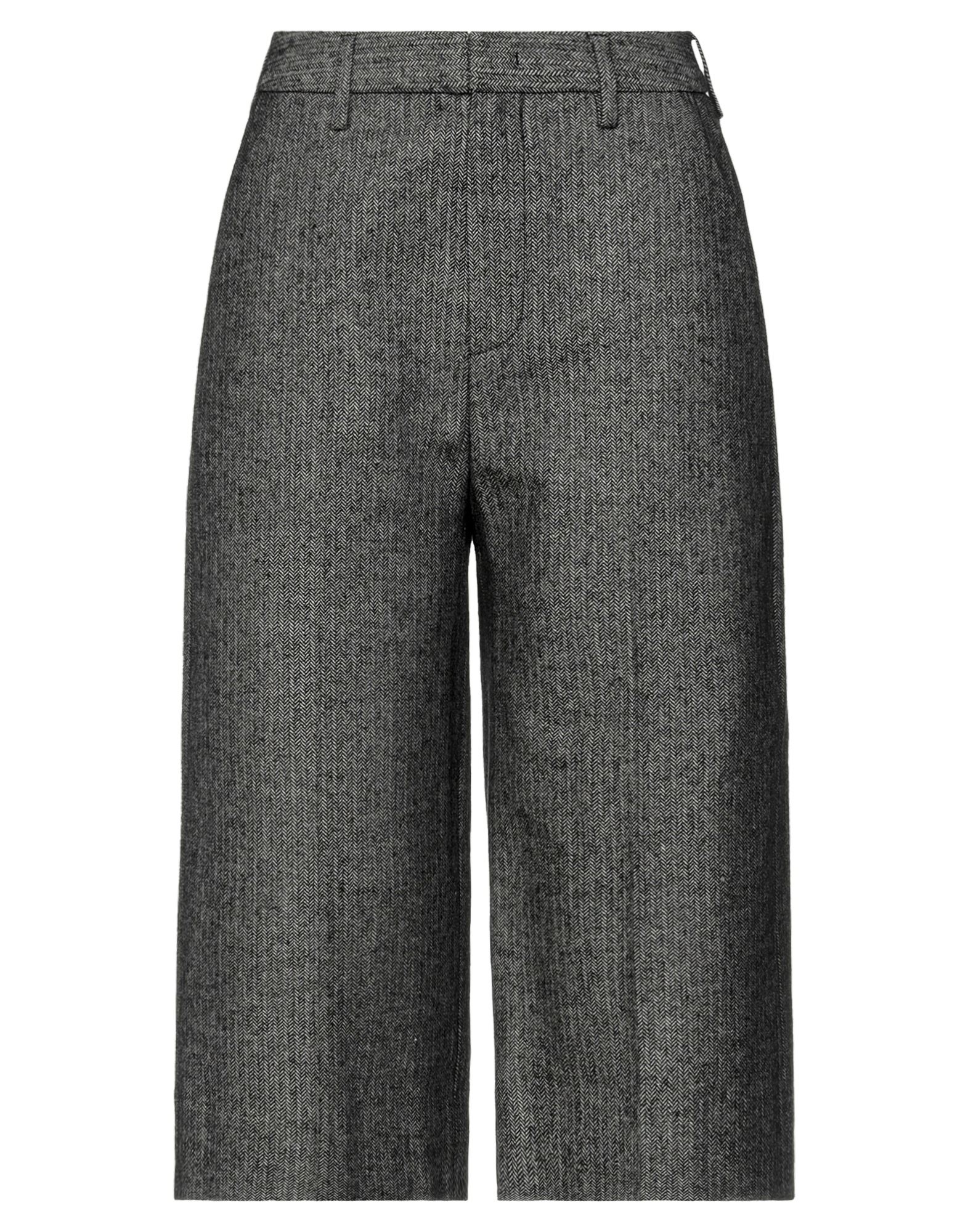 Shop Dondup Woman Pants Black Size 6 Cotton, Wool, Polyester, Elastane