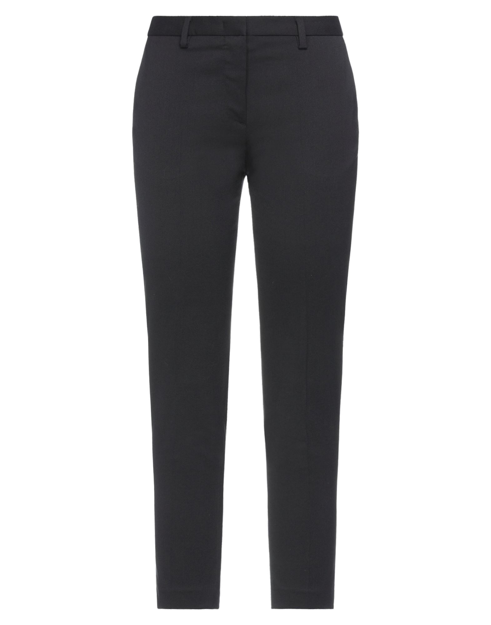 Shop Lardini Woman Pants Black Size 10 Polyester, Virgin Wool, Elastane