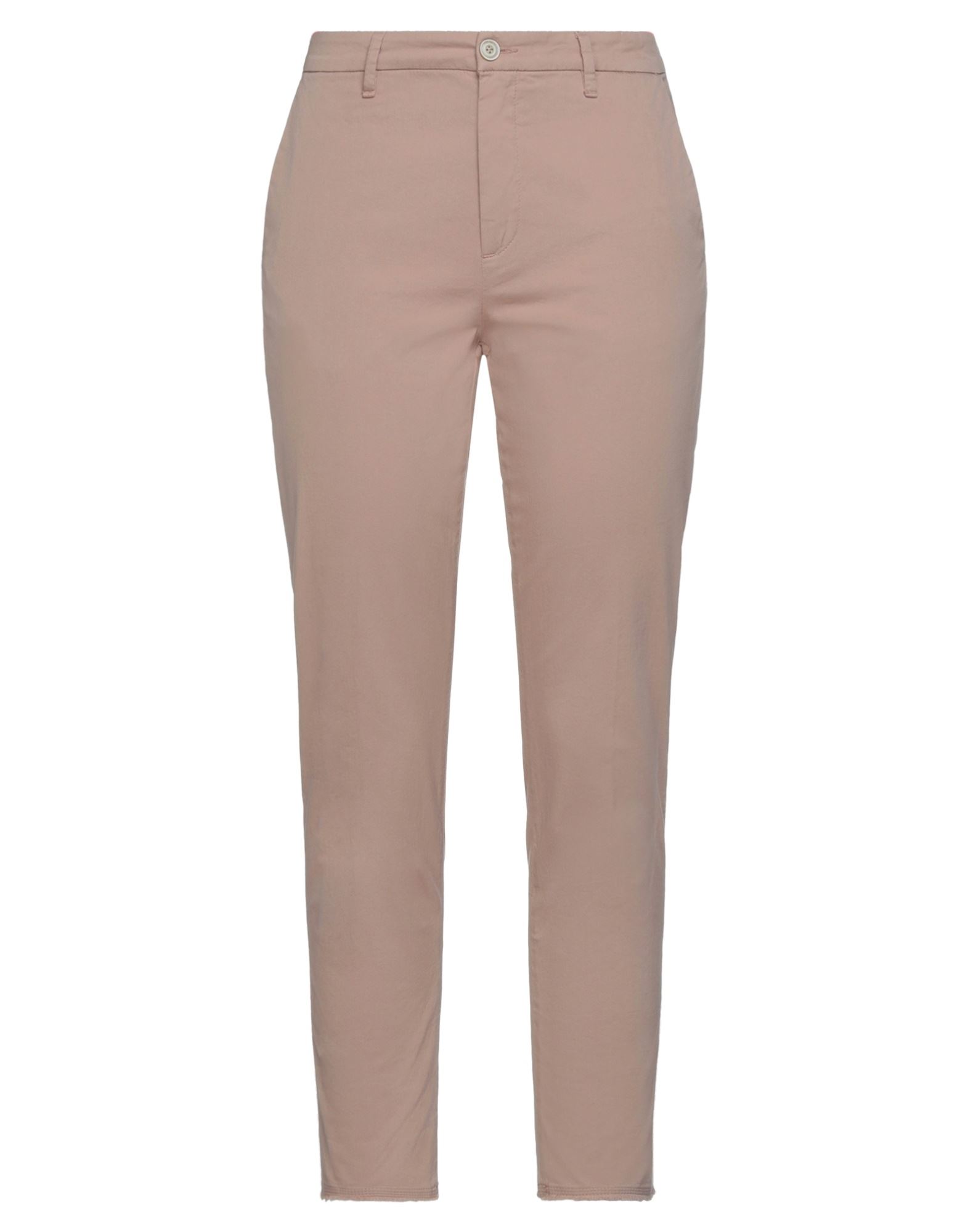 Shop Pence Woman Pants Blush Size 6 Cotton, Elastane In Pink