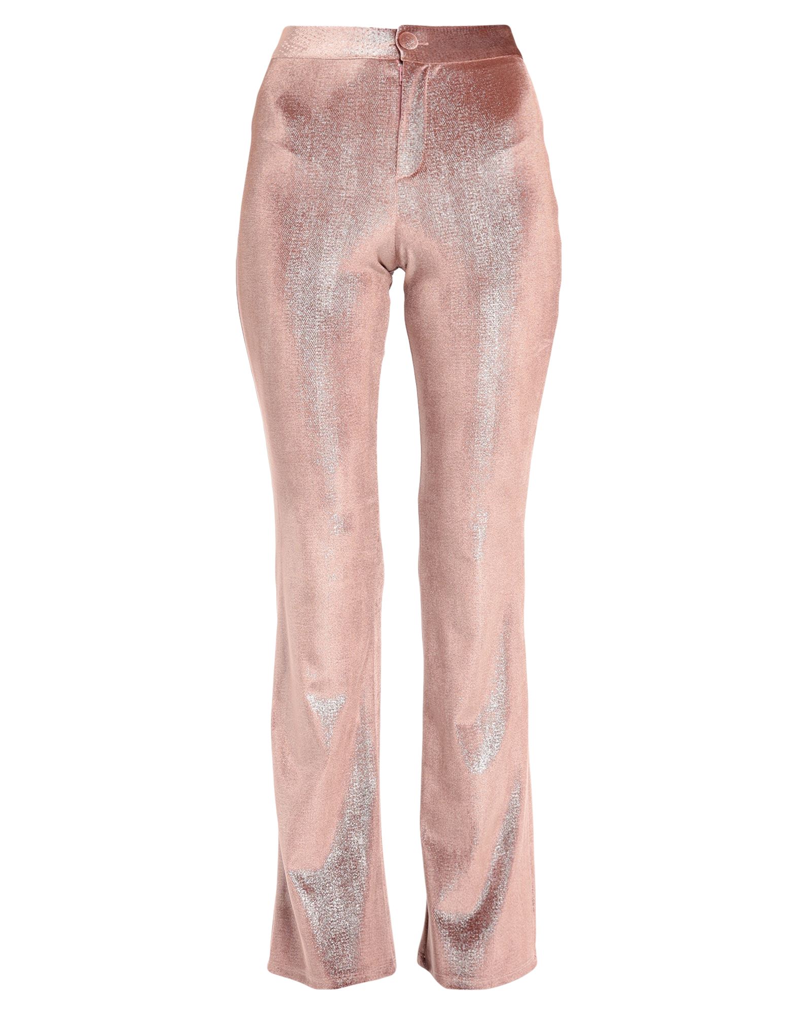 Simona-a Pants In Pastel Pink