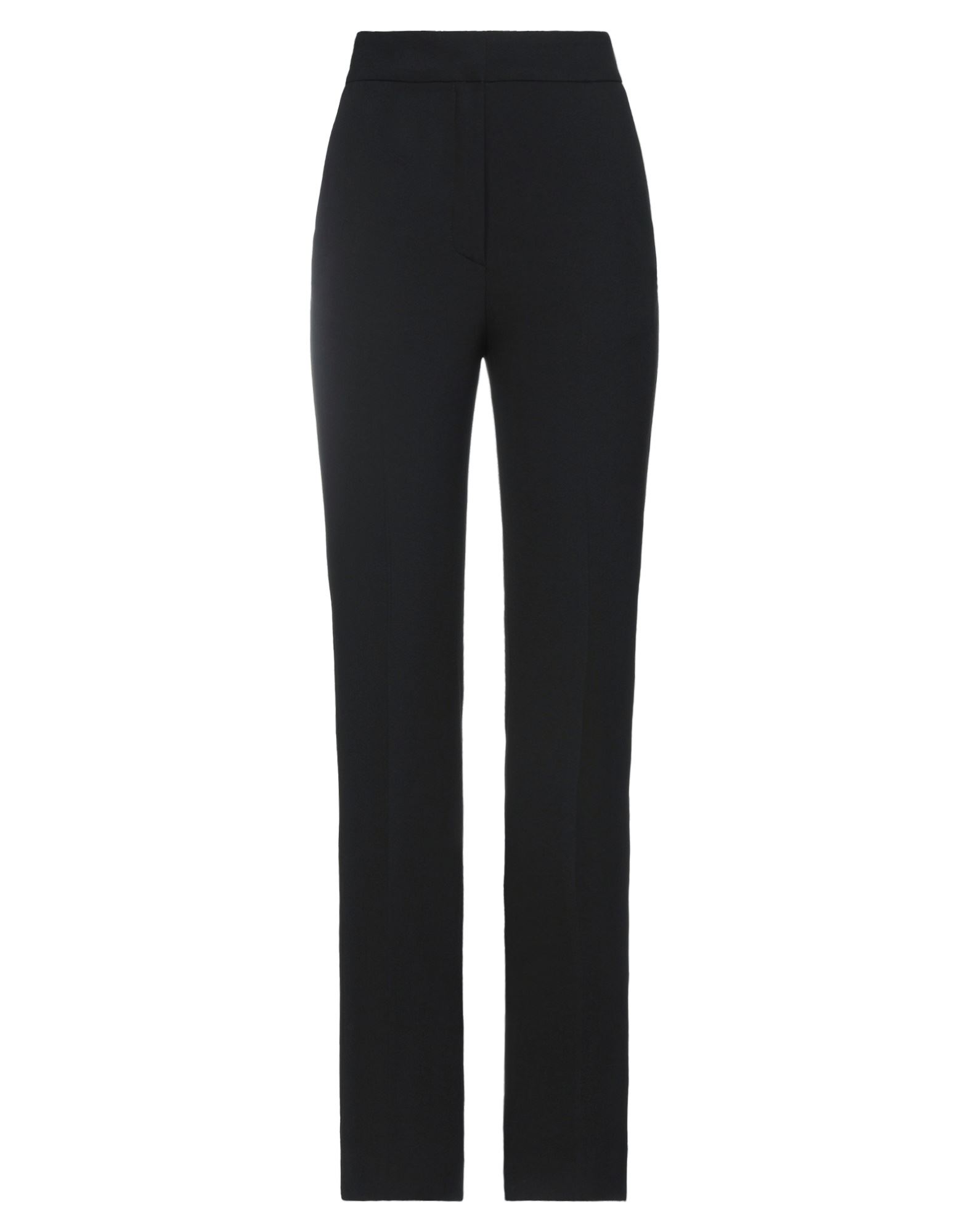 Space Simona Corsellini Simona Corsellini Woman Pants Black Size 10 Polyester, Viscose, Cotton, Elastane