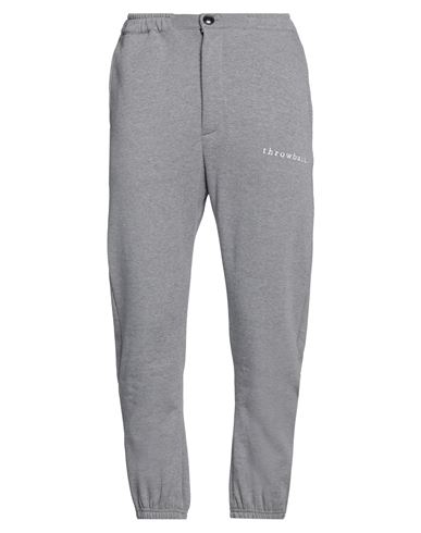 Throwback . Man Pants Light Grey Size S Cotton In Grey
