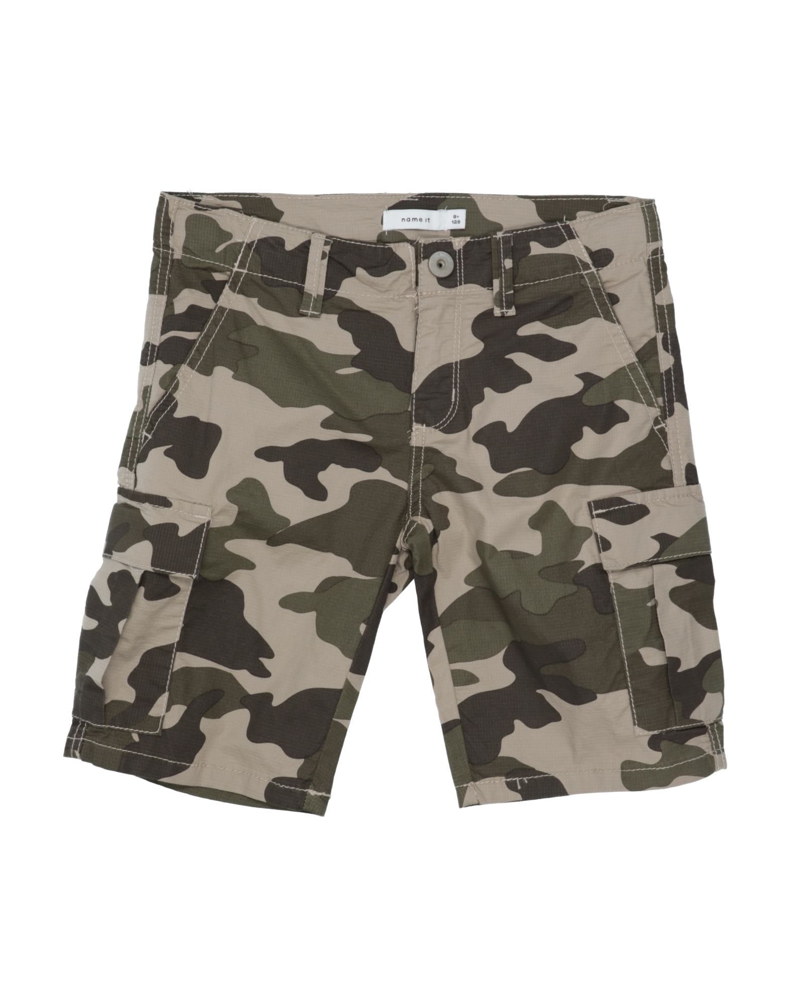 Name It® Kids' Shorts & Bermuda Shorts In Military Green