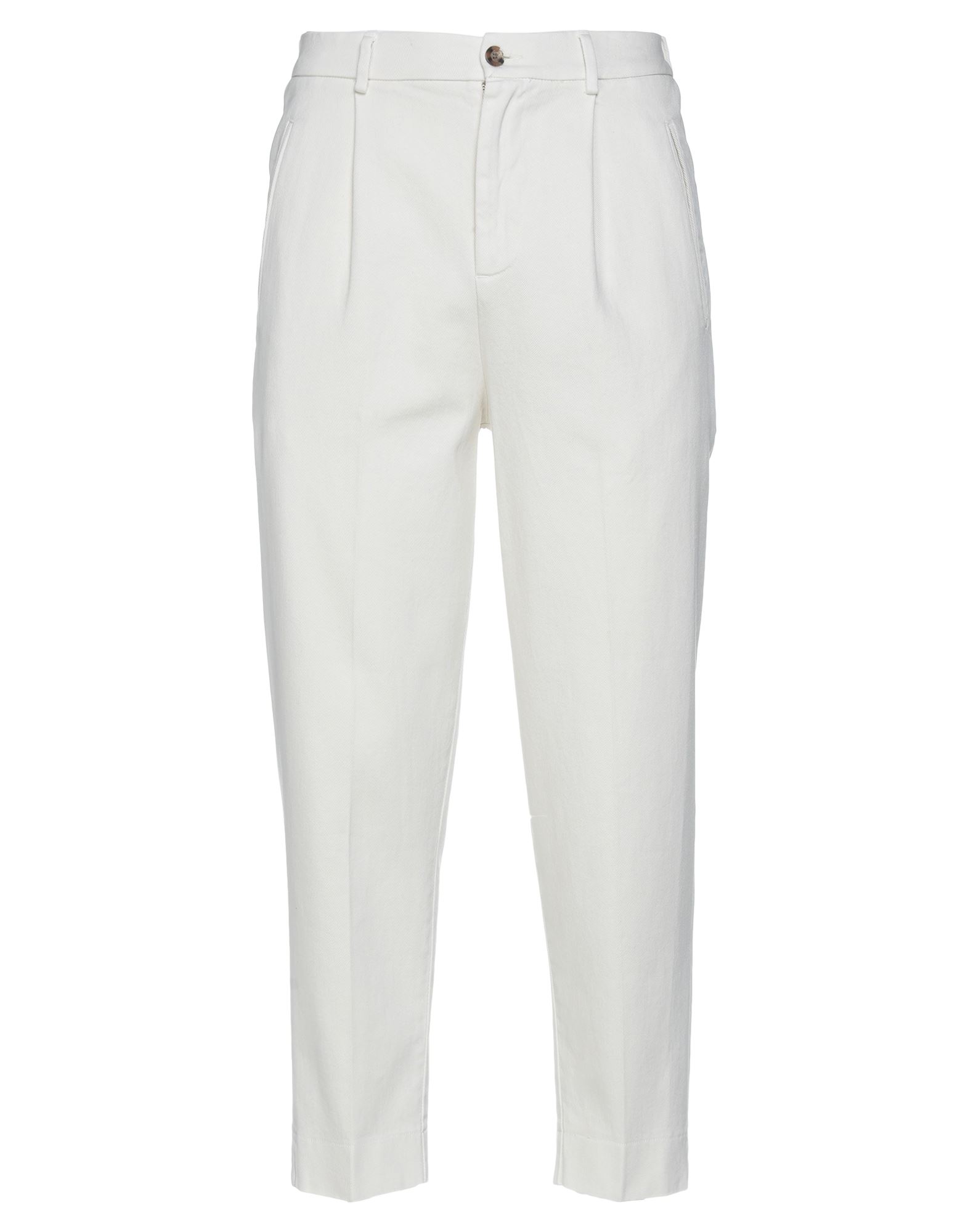 Shop Bonheur Man Pants White Size 30 Cotton