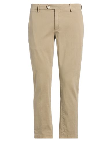 Be Able Man Pants Khaki Size 35 Cotton, Elastane In Sand