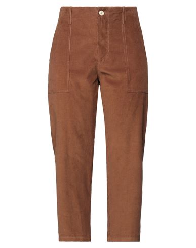 Jejia Woman Pants Tan Size 10 Cotton In Brown