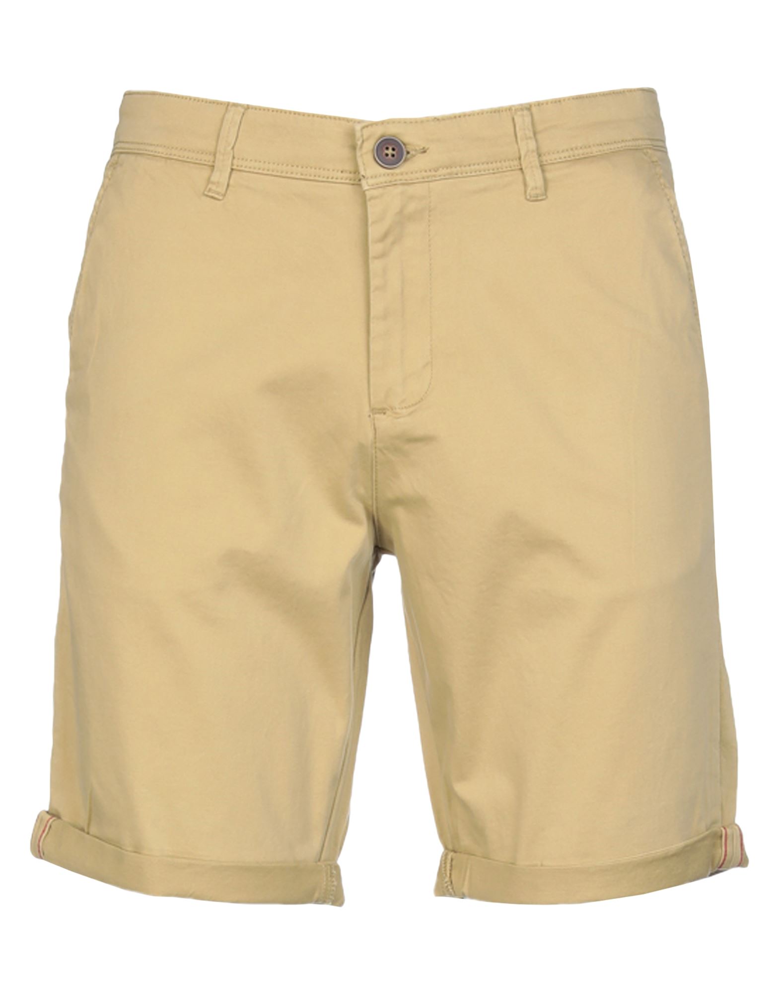 Jack & Jones Jjibowie Jjshorts Solid Sa Sts Man Shorts & Bermuda Shorts Sand Size Xs Cotton, Elastan In Beige