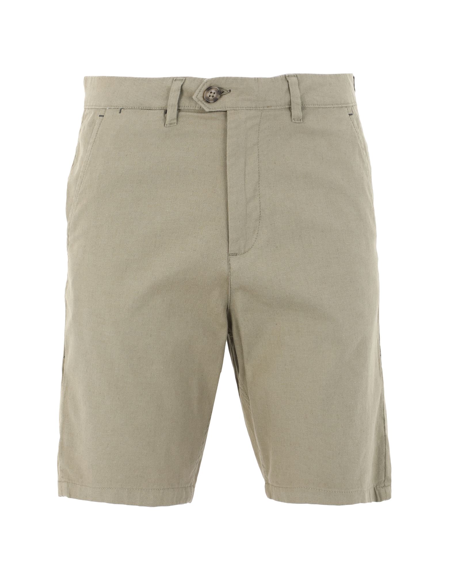 Selected Homme Slhmiles Flex Linen Shorts W Man Shorts & Bermuda Shorts Khaki Size M Organic Cotton, In Beige