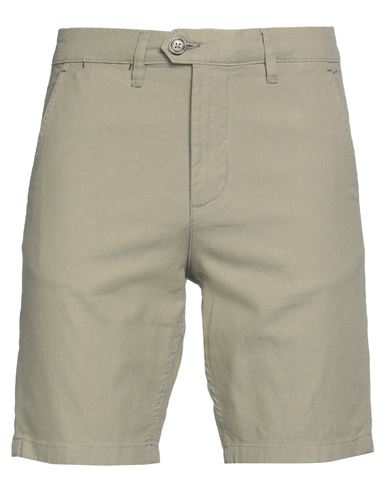 Selected Homme Slhmiles Flex Linen Shorts W Man Shorts & Bermuda Shorts Military Green Size M Organi In Sage Green