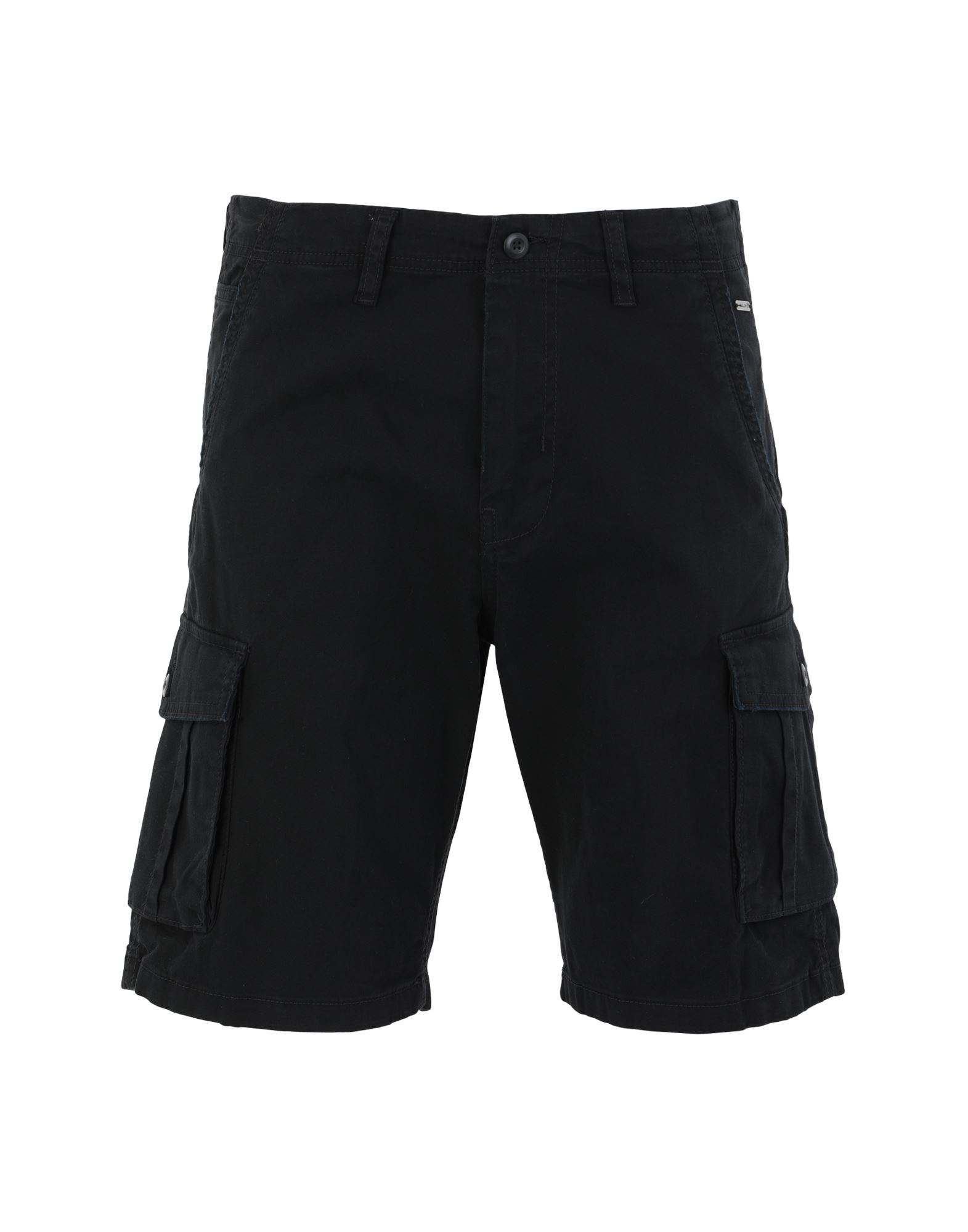 Jack & Jones Jjizack Jjcargo Shorts Ama Solid Sts Man Shorts & Bermuda Shorts Black Size S Cotton, E