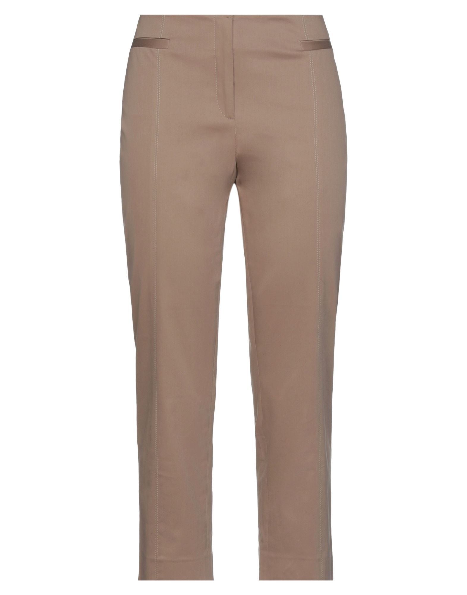 Blumarine Cropped Pants In Brown