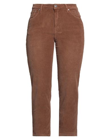 Haikure Woman Pants Brown Size 30 Cotton, Elastane In Brown
